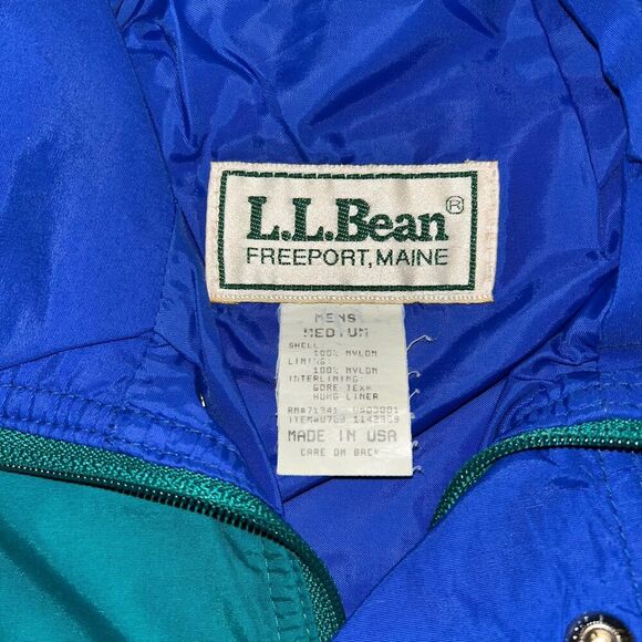 L.L. Bean Men’s Vintage Gortex Jacket Medium - Picture 13 of 13